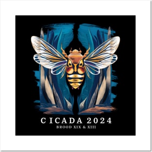 "Cicada 2024 Brood XIX & XIII" Tee - Excellent design Posters and Art